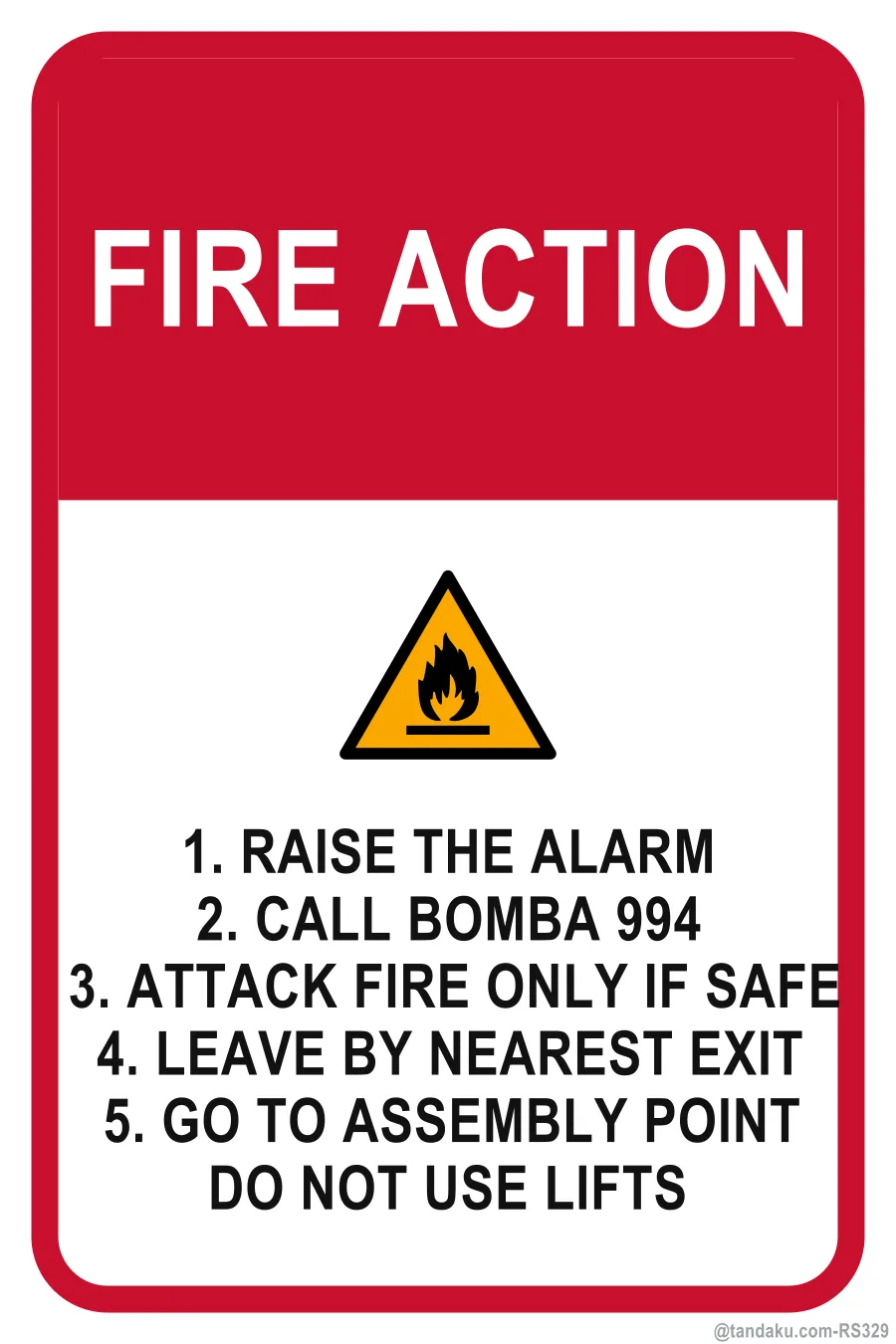 FIRE ACTION — English