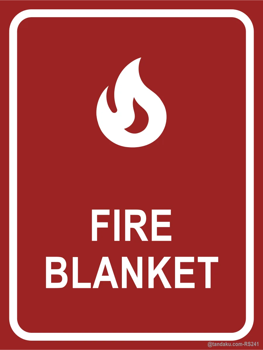 FIRE BLANKET — English
