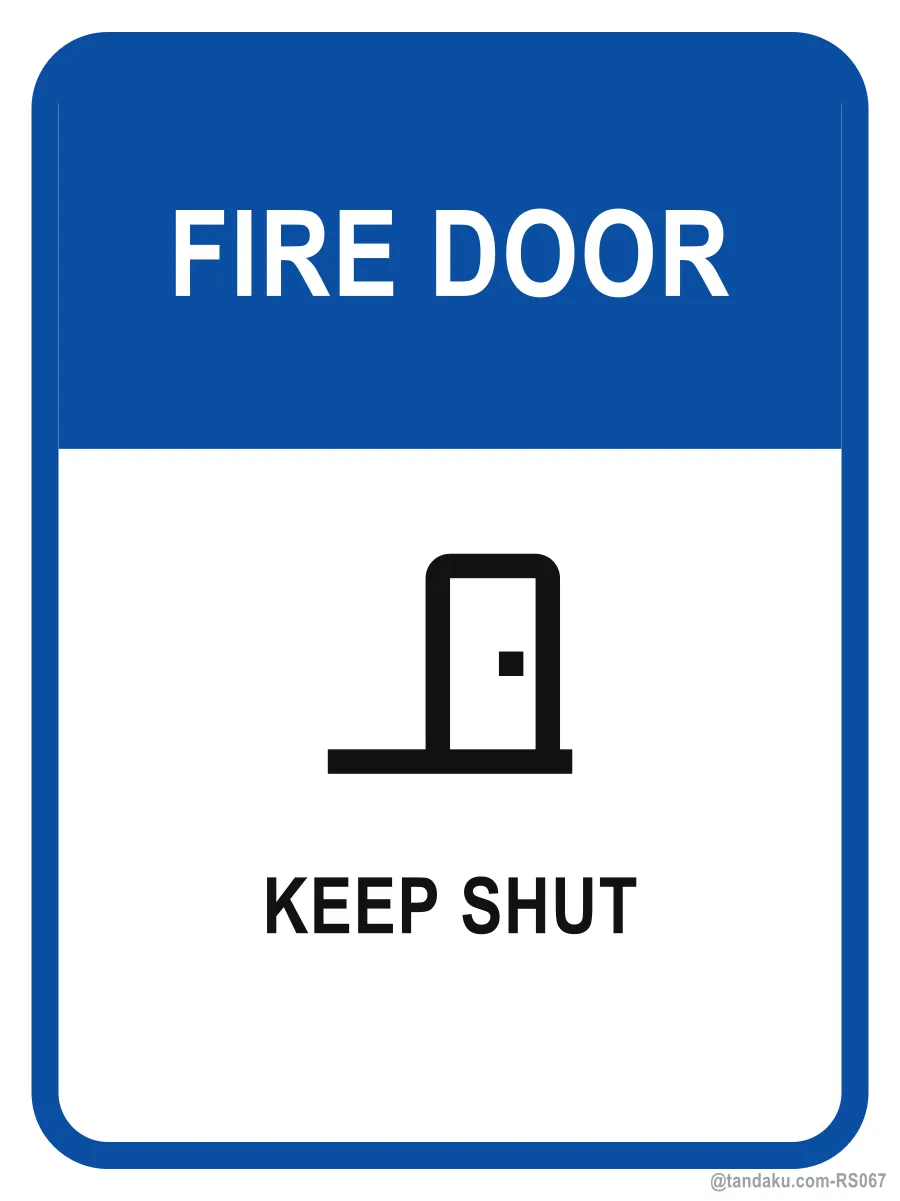 FIRE DOOR — English