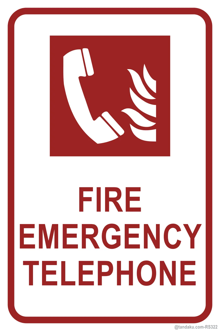 FIRE EMERGENCY TELEPHONE — English