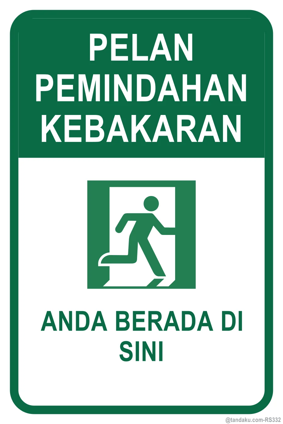 FIRE EVACUATION PLAN — Bahasa Malaysia