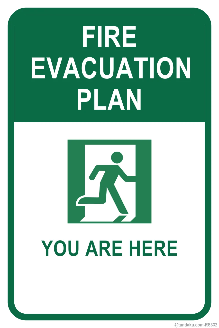 FIRE EVACUATION PLAN — English