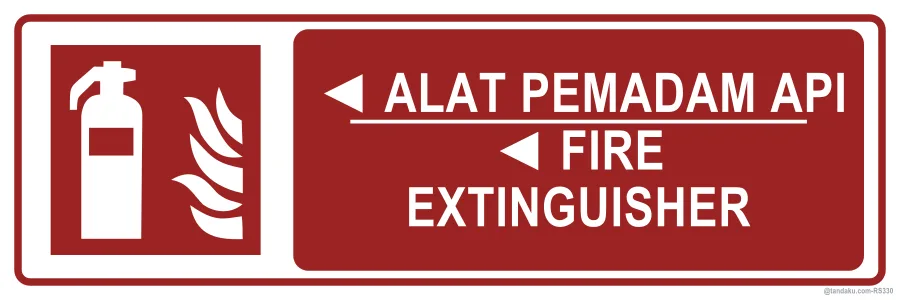 ◄ FIRE EXTINGUISHER — BM + EN