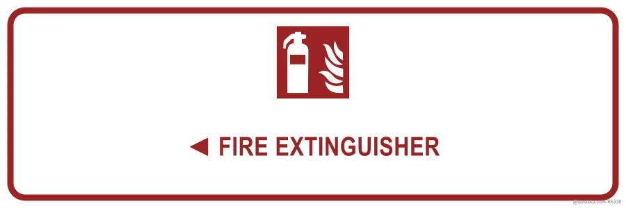 ◄ FIRE EXTINGUISHER — English