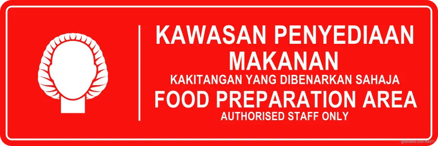 Food Prep Area Staff Only