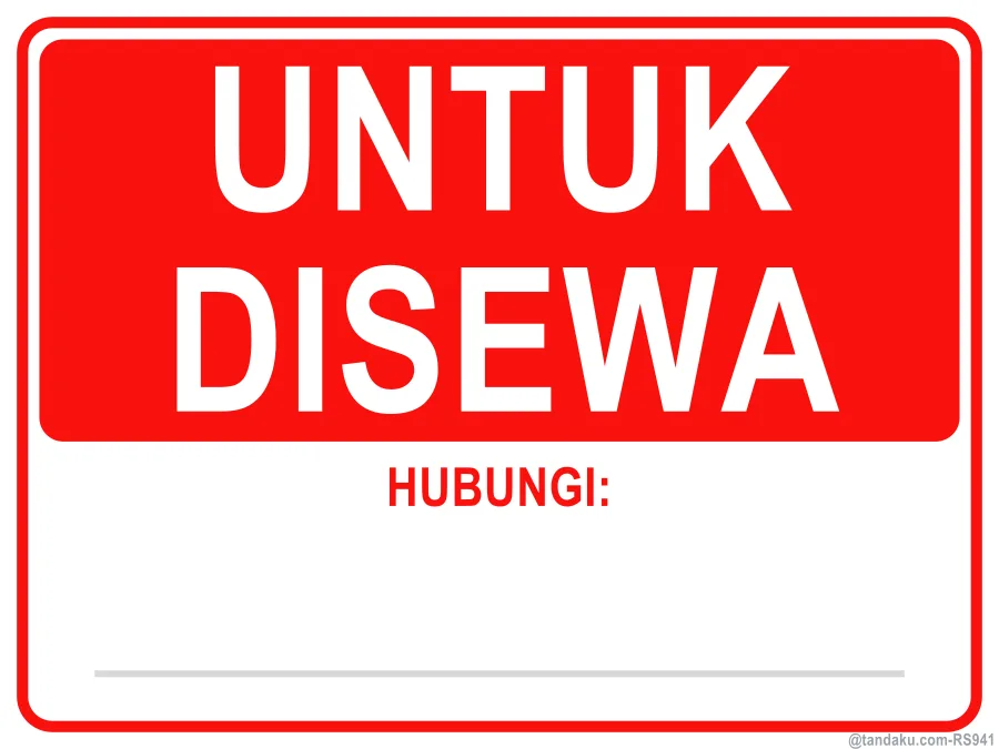FOR RENT — Bahasa Malaysia