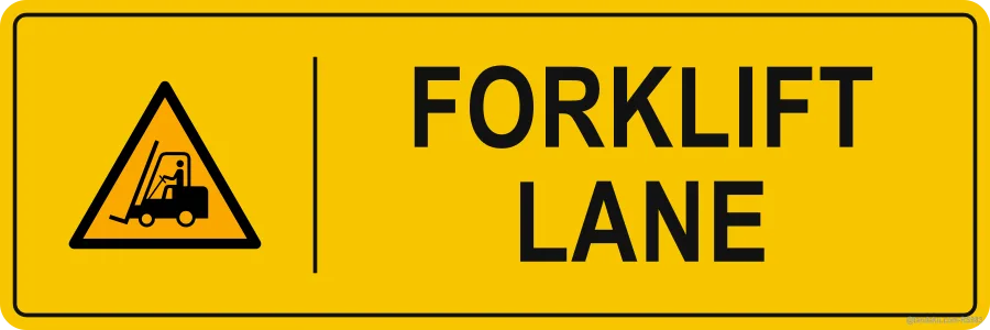 FORKLIFT LANE — English