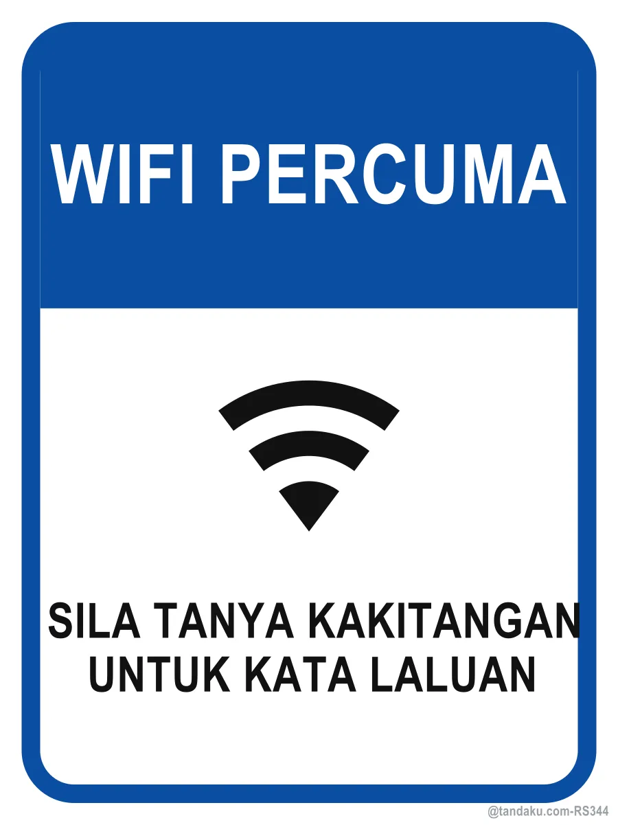 FREE WIFI — Bahasa Malaysia