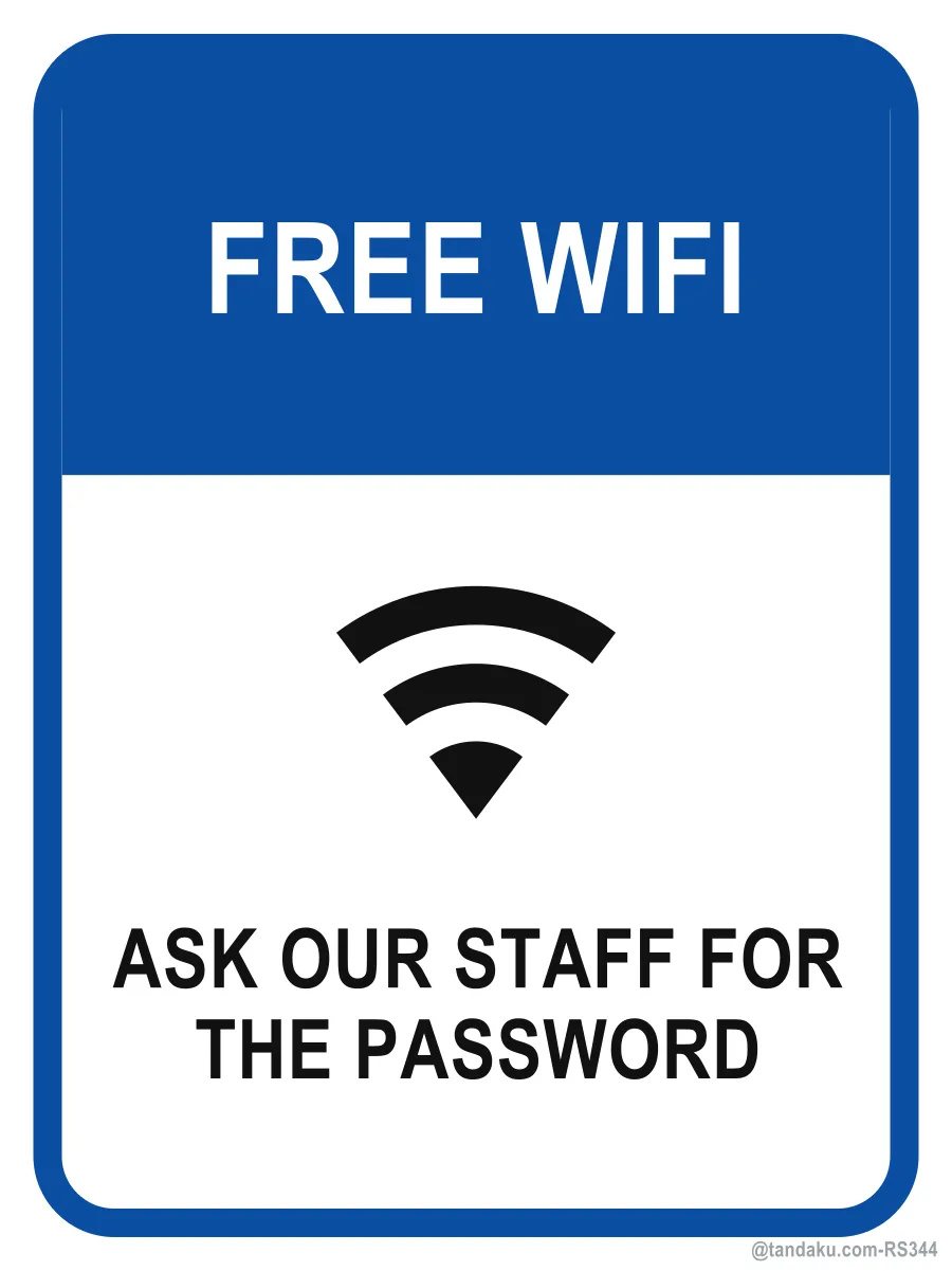 FREE WIFI — English