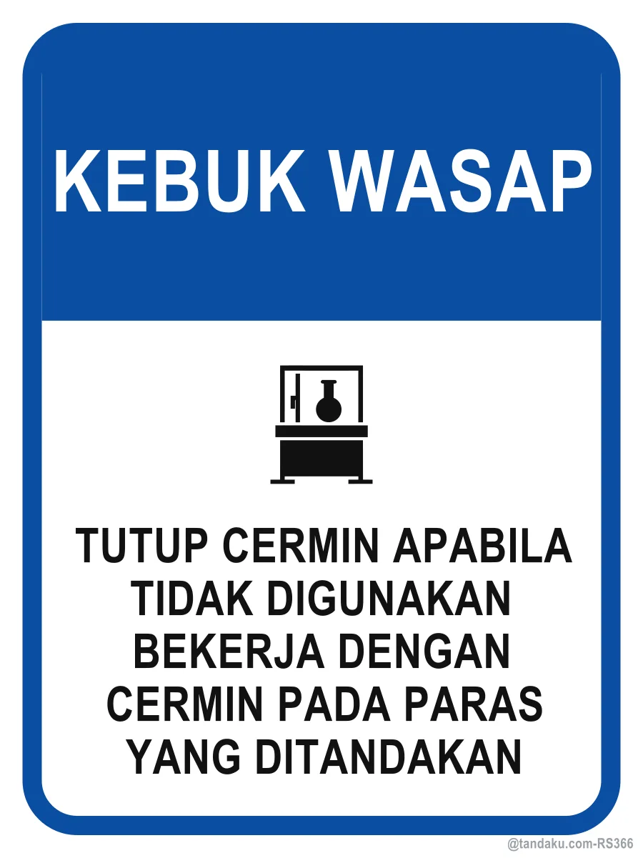 FUME HOOD — Bahasa Malaysia