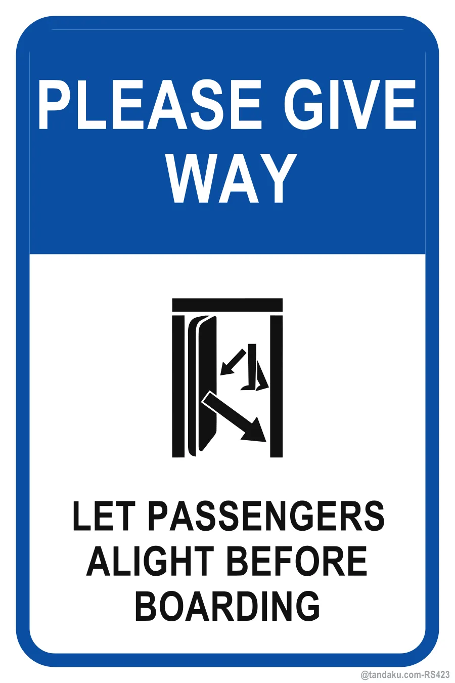 PLEASE GIVE WAY — English