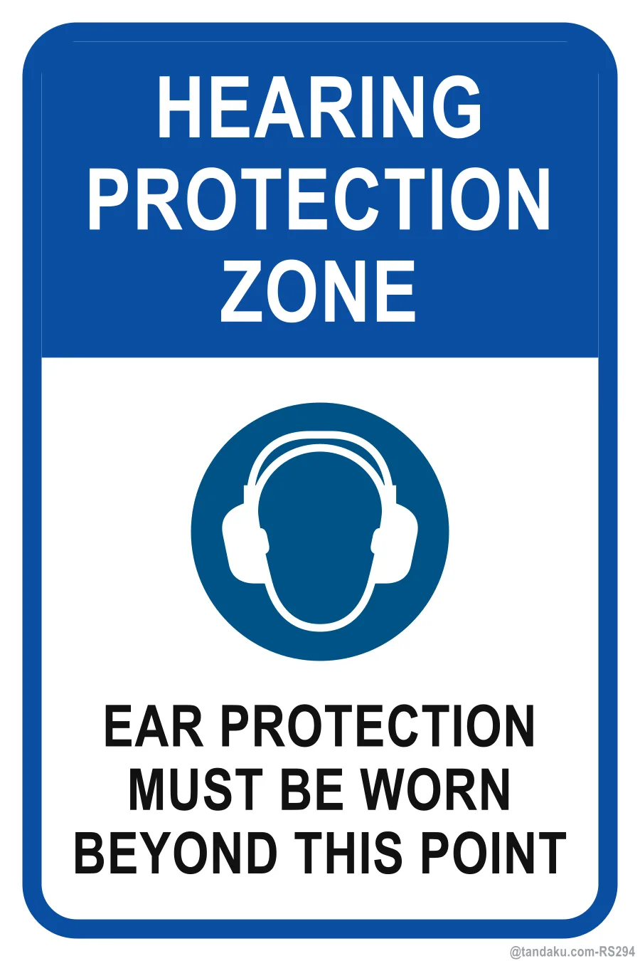 HEARING PROTECTION ZONE — English