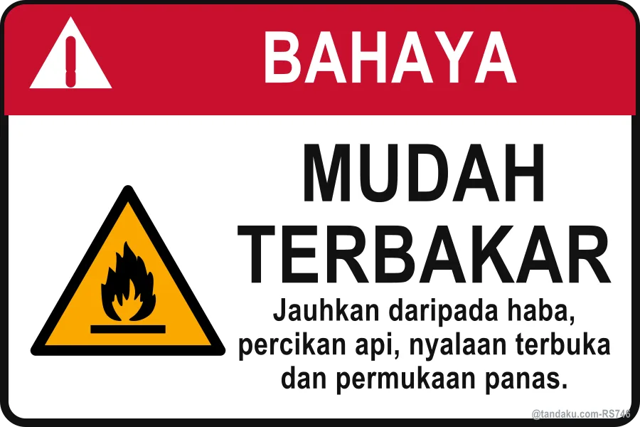 HIGHLY FLAMMABLE — Bahasa Malaysia