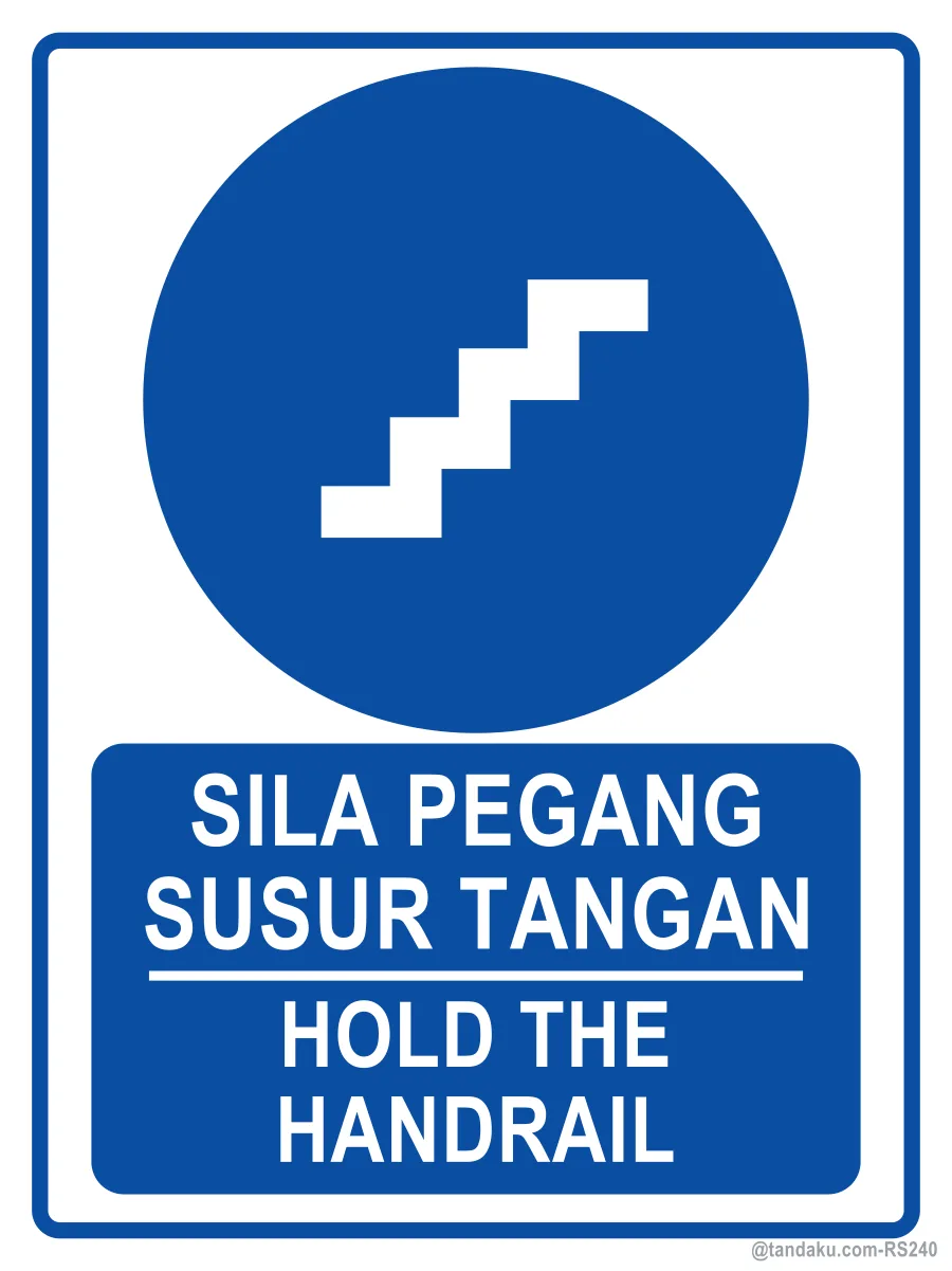 HOLD THE HANDRAIL — BM + EN