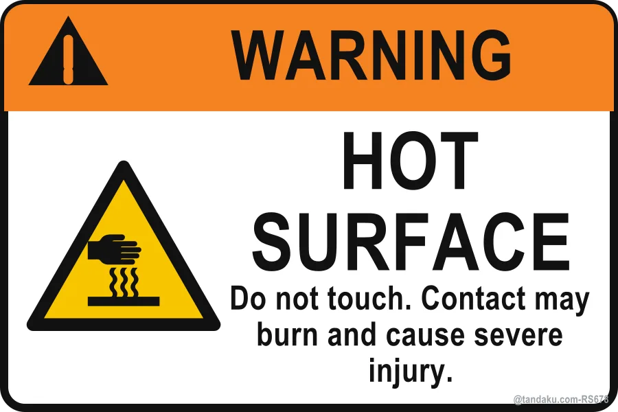 HOT SURFACE — English