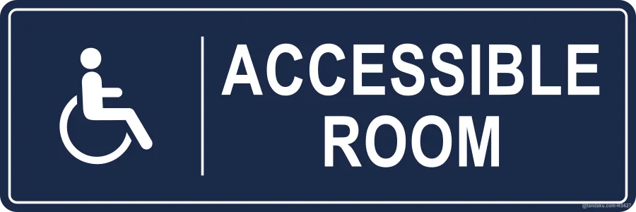 ACCESSIBLE ROOM — English