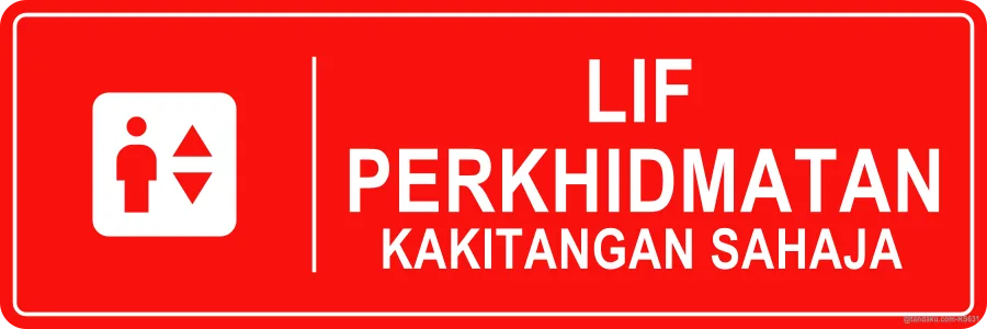 SERVICE LIFT — Bahasa Malaysia