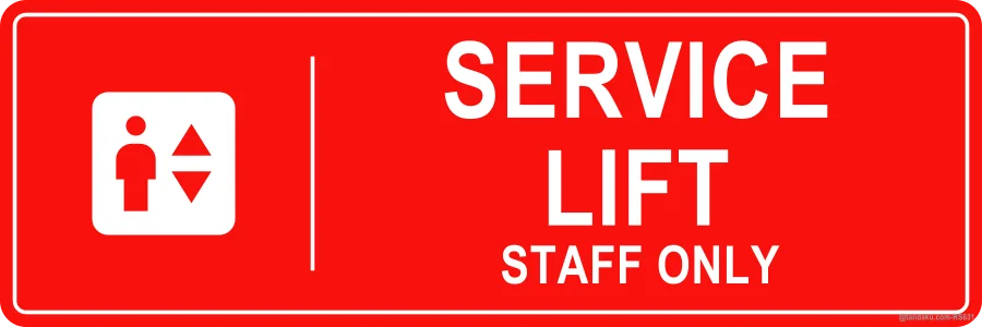 SERVICE LIFT — English
