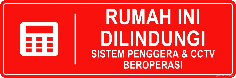 THIS HOUSE IS PROTECTED — Bahasa Malaysia