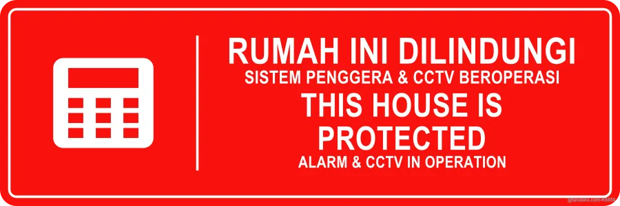 House Protected Alarm Cctv