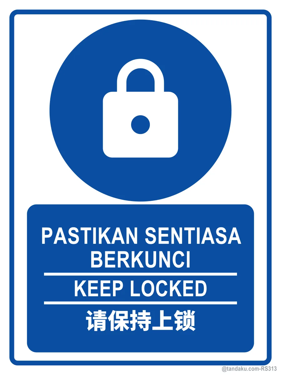 KEEP LOCKED — BM + EN + 中文