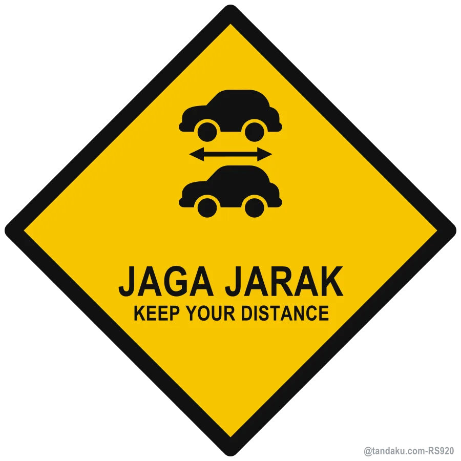 Keep Your Distance Sticker