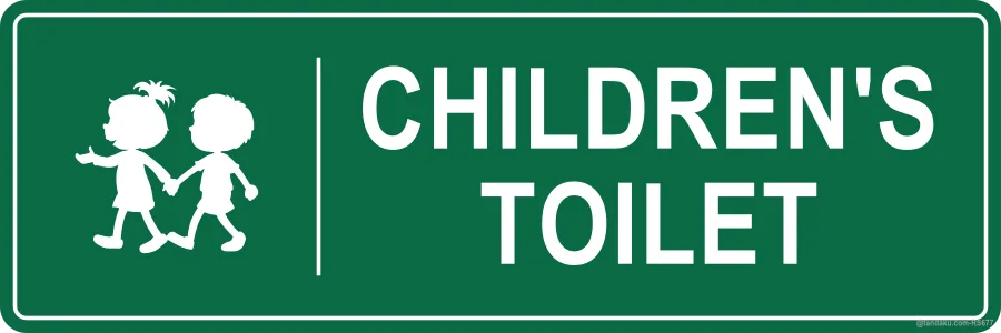 CHILDREN'S TOILET — English