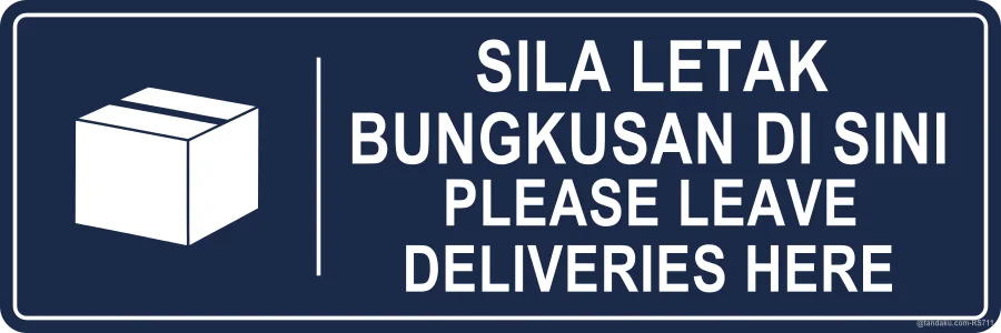 Leave Deliveries Here