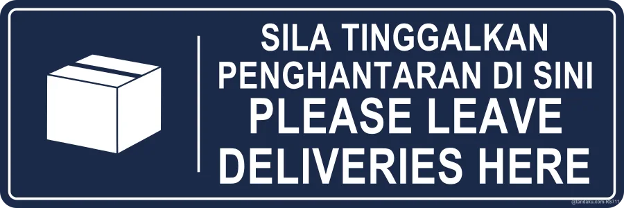 Leave Deliveries Here