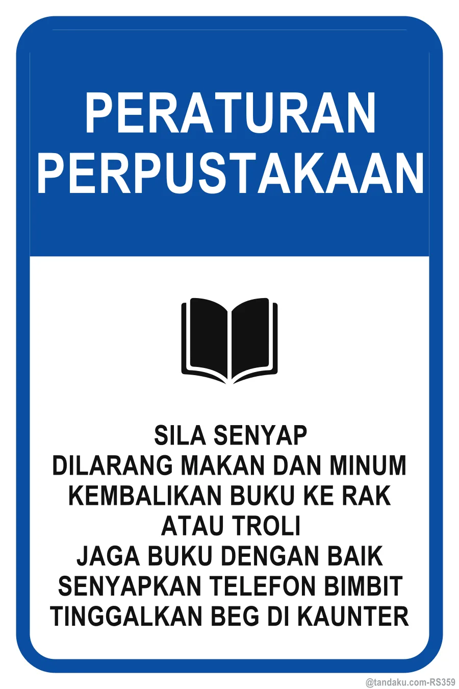 LIBRARY RULES — Bahasa Malaysia
