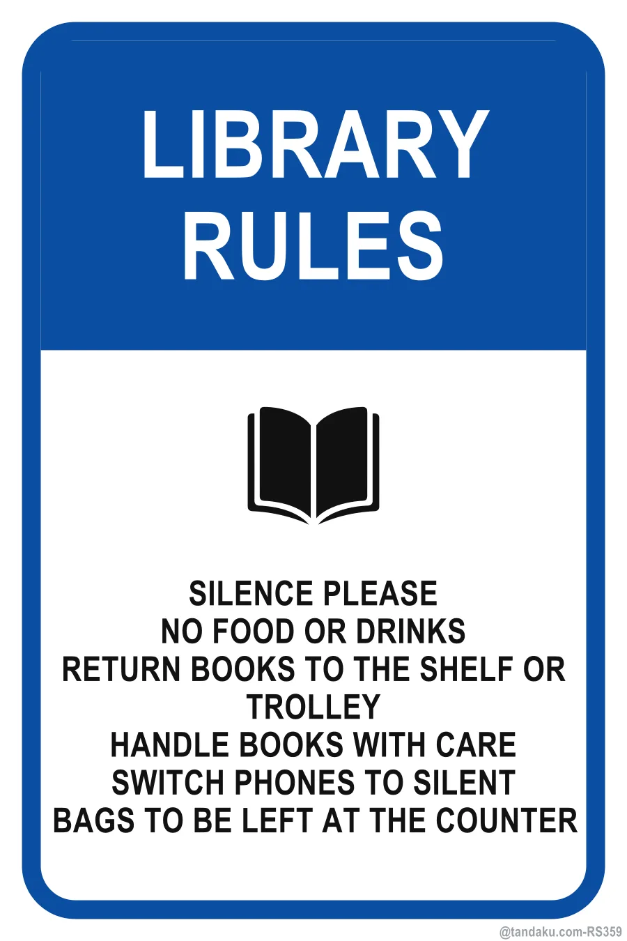 LIBRARY RULES — English