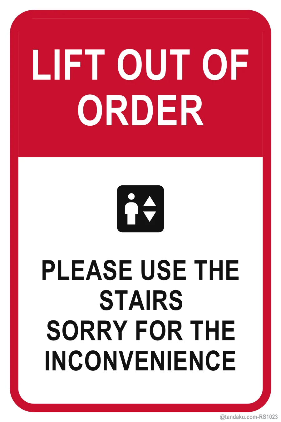 LIFT OUT OF ORDER — English