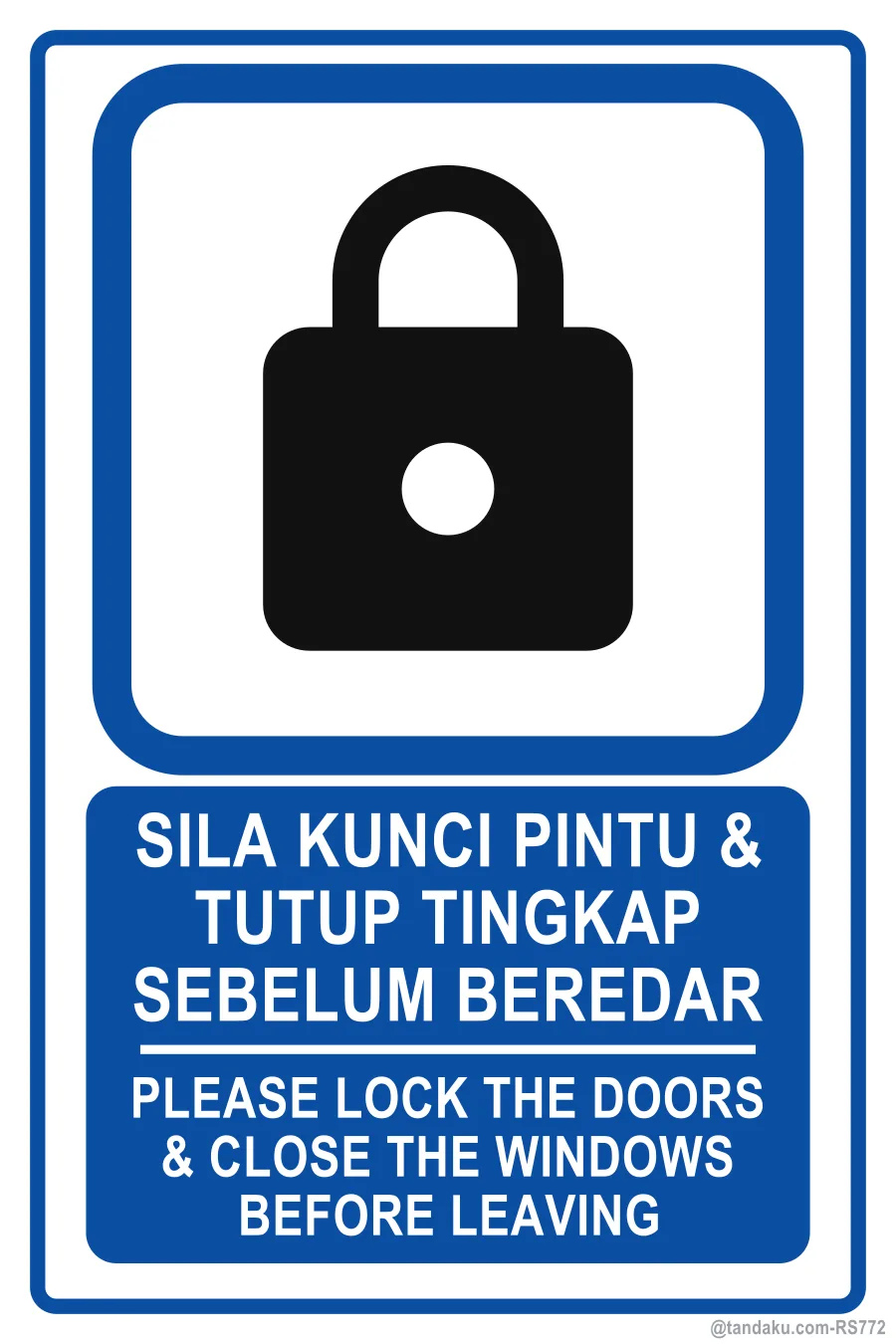Lock Doors Windows Before Leaving