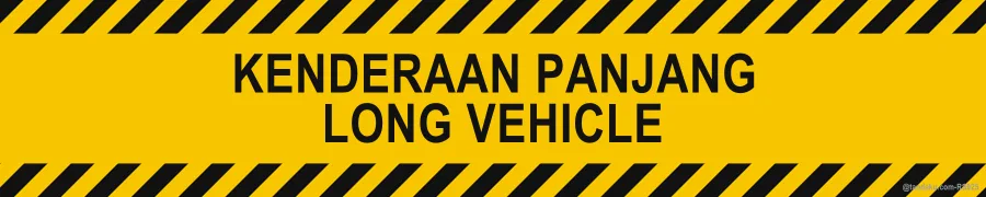 Long Vehicle Sticker