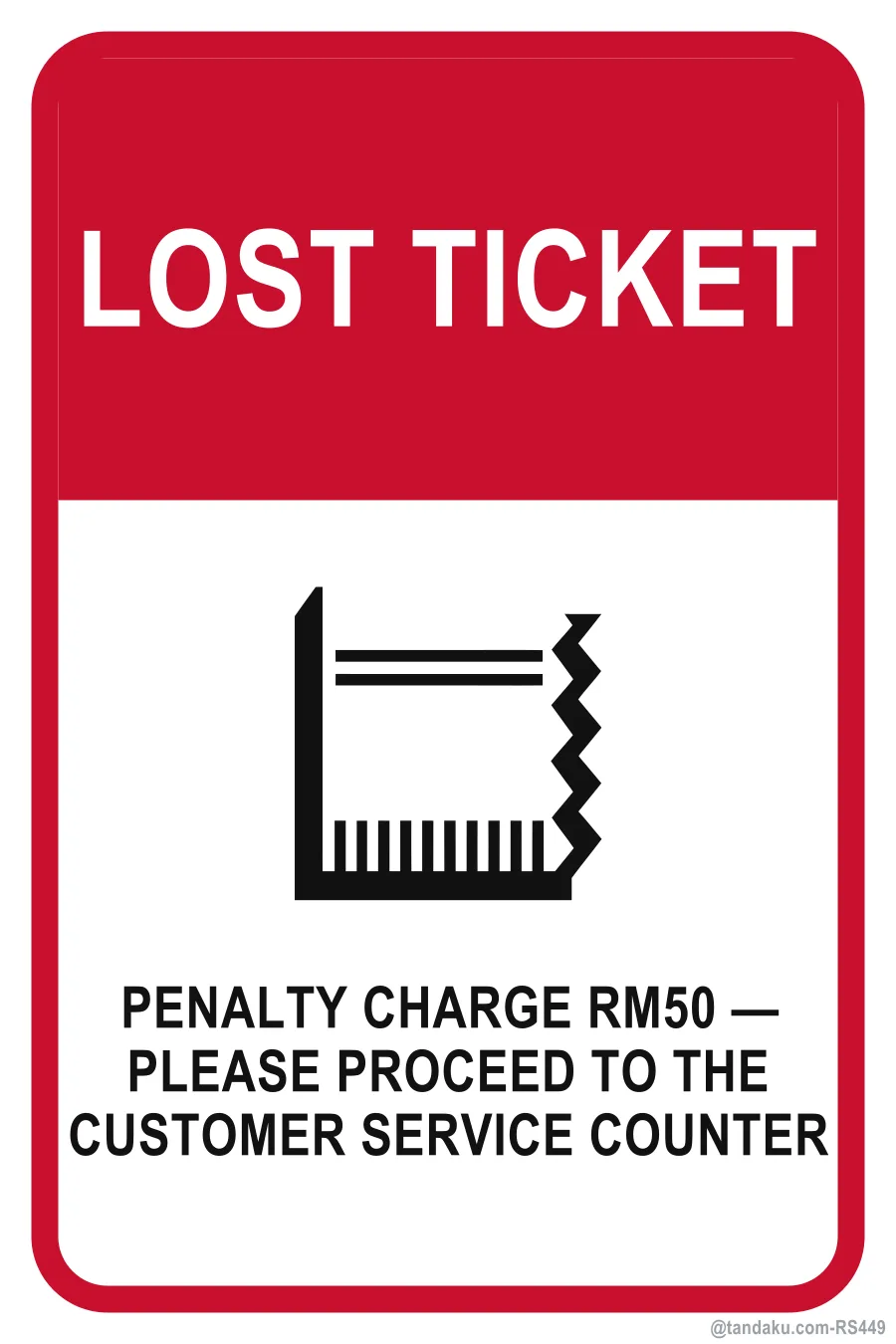 LOST TICKET — English