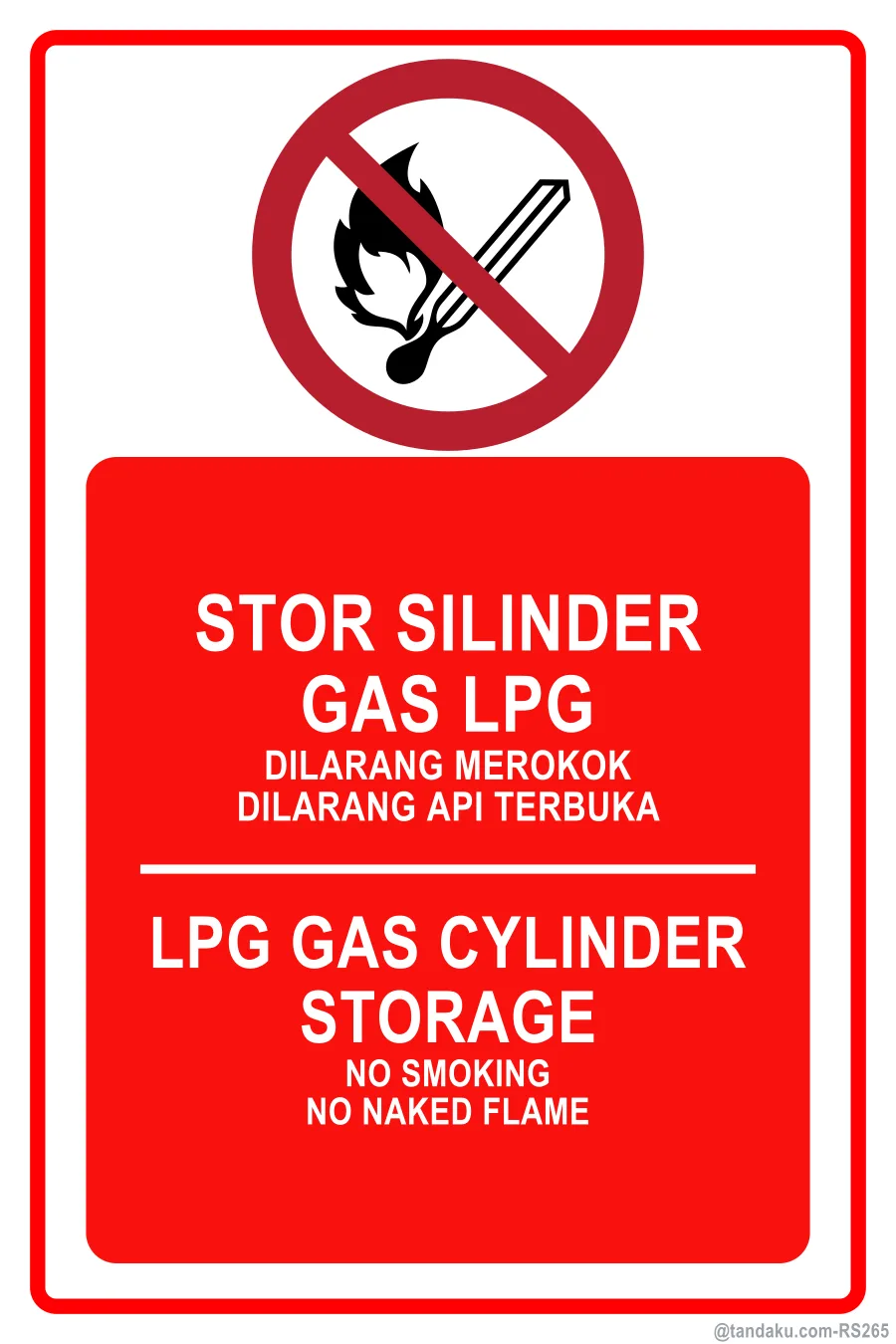 LPG GAS CYLINDER STORAGE — BM + EN