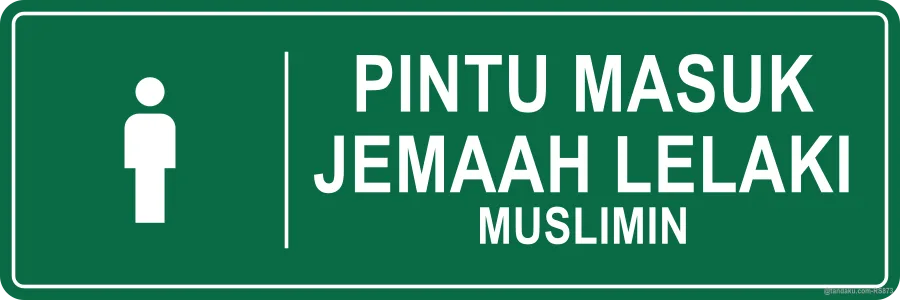 MEN'S ENTRANCE — Bahasa Malaysia