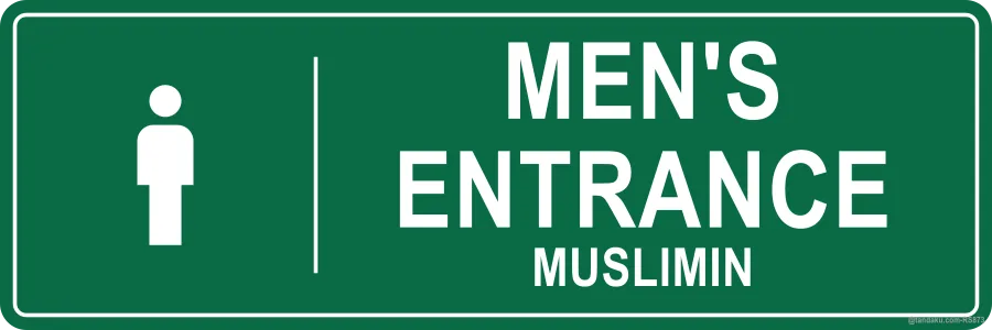 MEN'S ENTRANCE — English
