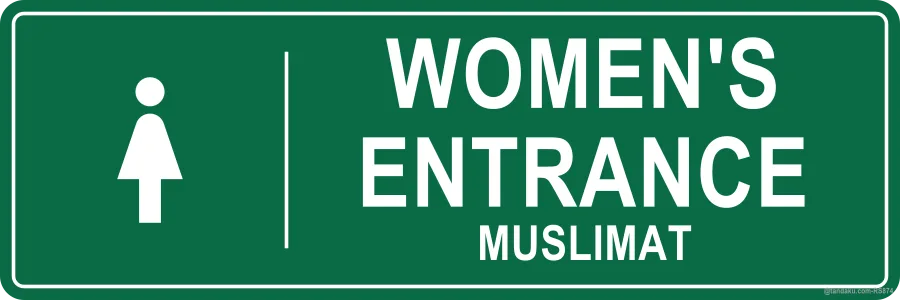 WOMEN'S ENTRANCE — English