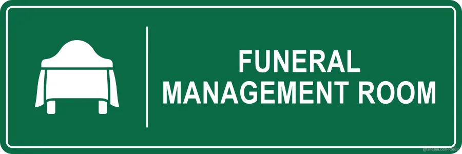 FUNERAL MANAGEMENT ROOM — English