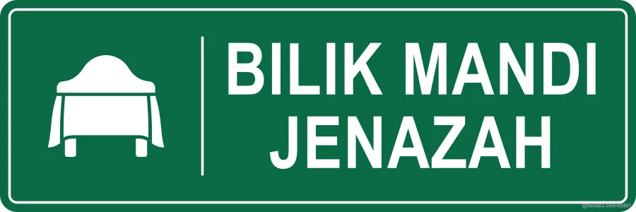 FUNERAL WASHING ROOM — Bahasa Malaysia