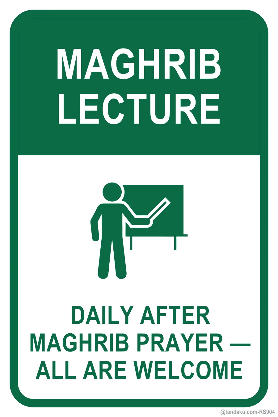 MAGHRIB LECTURE — English