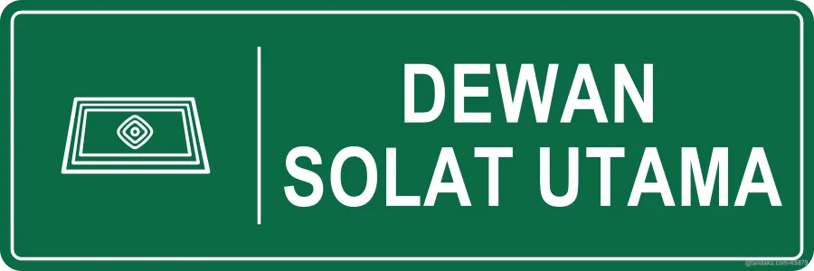 MAIN PRAYER HALL — Bahasa Malaysia