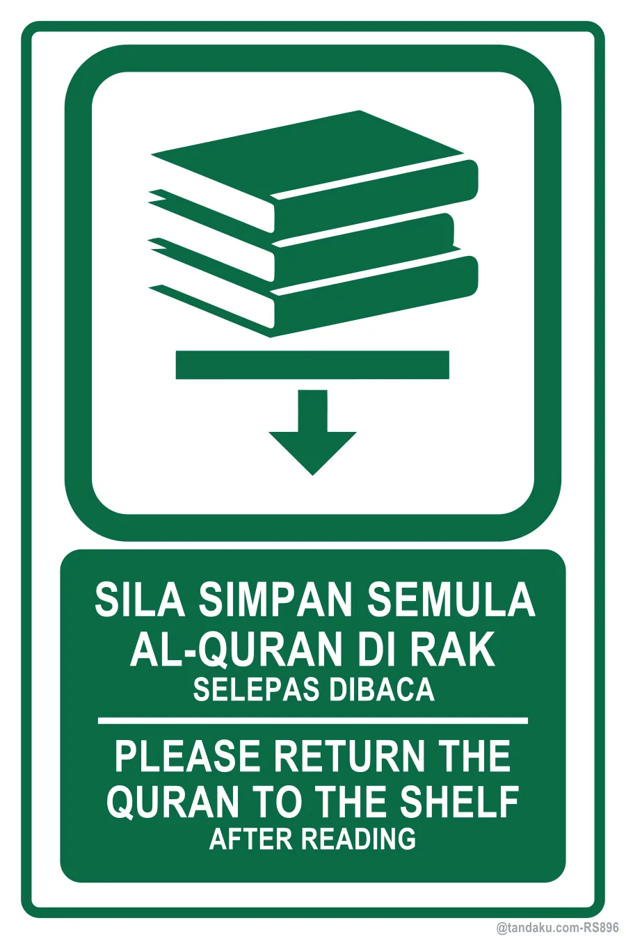 Masjid Return Quran To Shelf