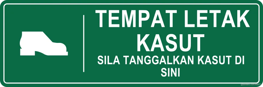 SHOE RACK — Bahasa Malaysia