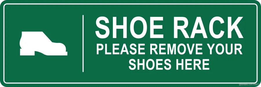 SHOE RACK — English
