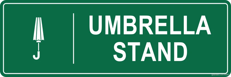 UMBRELLA STAND — English