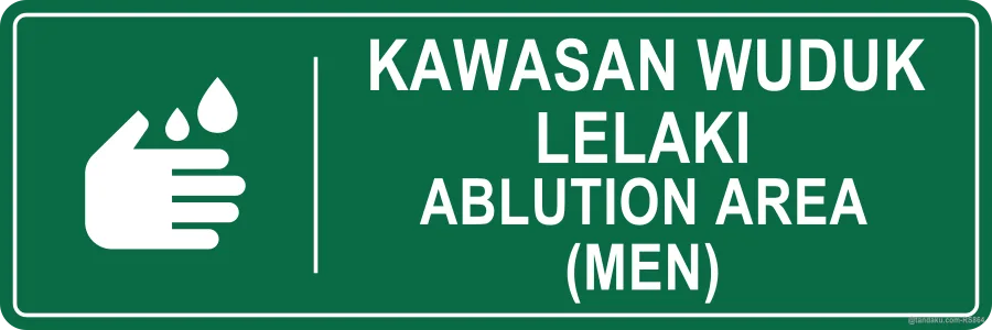 Masjid Wudhu Area Men