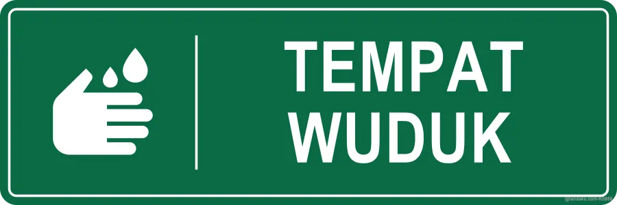 ABLUTION AREA — Bahasa Malaysia