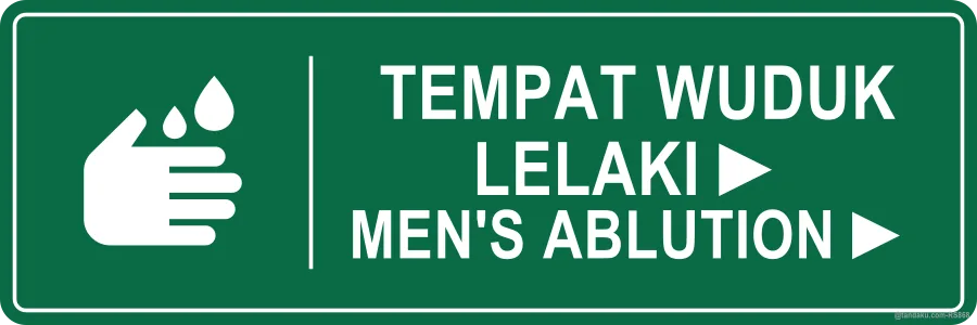 Masjid Wudhu Men Arrow Right
